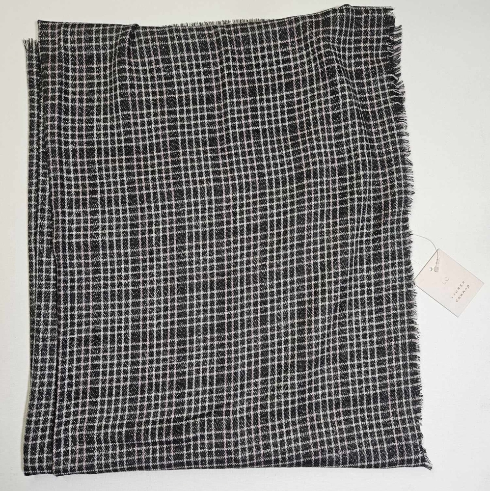 Womens Scarf Wrap LC Lauren Conrad Oversized One Size Warm Winter Cozy O… - Picture 4 of 7
